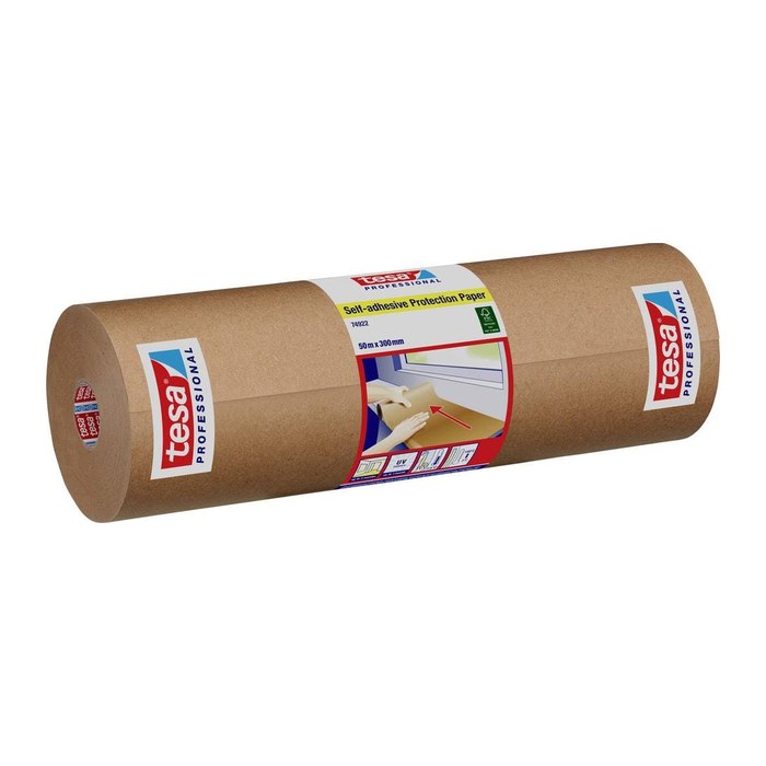 tesa Professional 74922 Abdeckpapier braun 30,0 cm x 50,0 m 1 Rolle