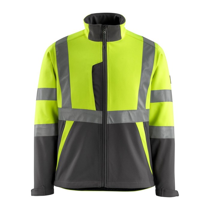 MASCOT® unisex Warnjacke Kiama warngelb, anthrazit Größe 2XL