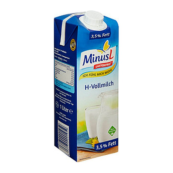 MinusL® H-Vollmilch laktosefreie Milch 3,5 % 10x 1,0 l