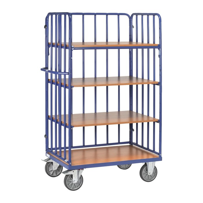 fetra Etagenwagen 8311-1 blau 63,0 x 116,9 x 180,0 cm