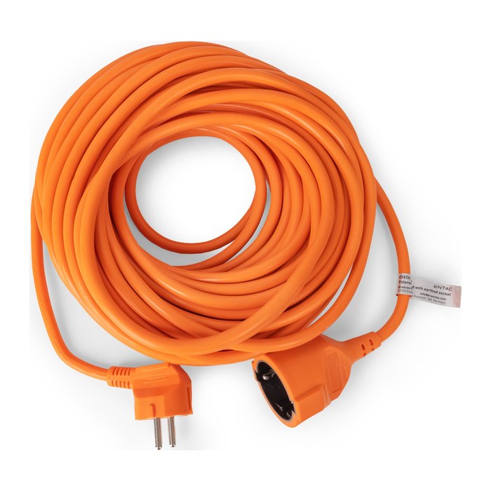 Entac Verlängerungskabel 20m orange IP20