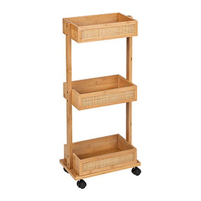 WENKO Etagenwagen Allegre braun 18,5 x 32,0 x 71,5 cm