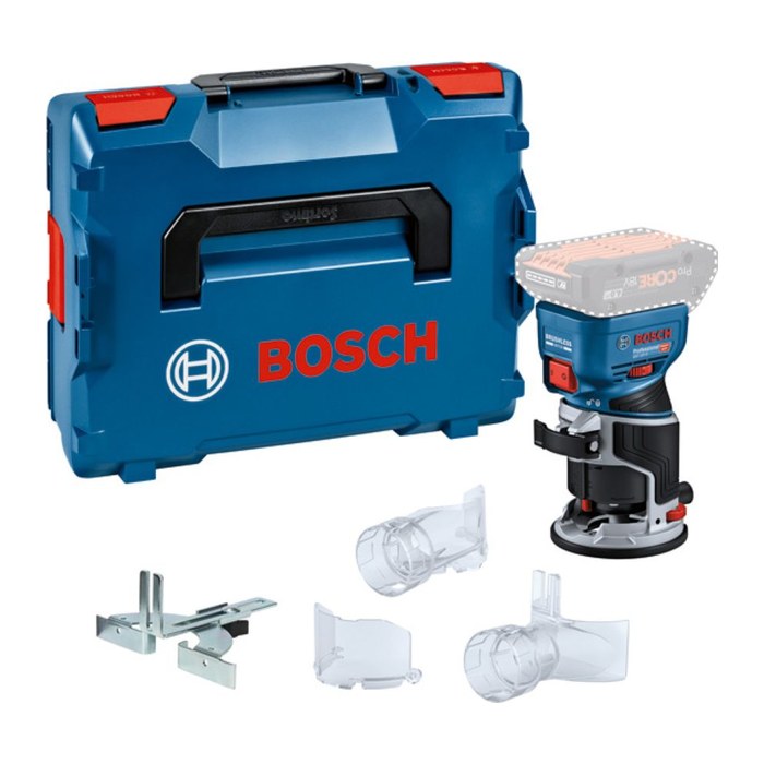 BOSCH Professional GKF 18V-8 Akku-Kantenfräse-Set 18,0 V, ohne Akku