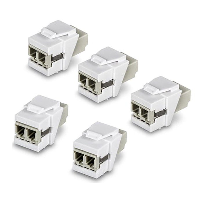 TRENDnet LC-Duplex Glasfaser Keystone Koppler 5er-Pack