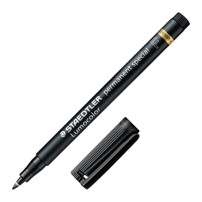 STAEDTLER Lumocolor special Folienstift schwarz 0,6 mm permanent, 1 St.