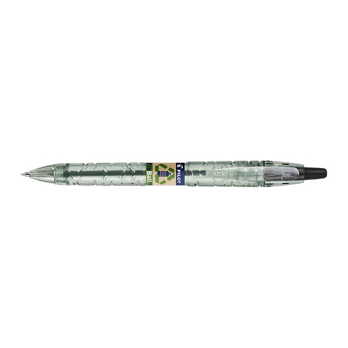 PILOT Kugelschreiber B2P „Bottle 2 Pen“ ECOBALL transparent/grün, Schreibfarbe: schwarz, 1 St.