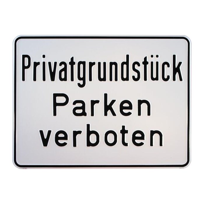 SafetyMarking® Hinweisschild "Parken verboten" rechteck 33,0 x 25,0 cm, 1 St.