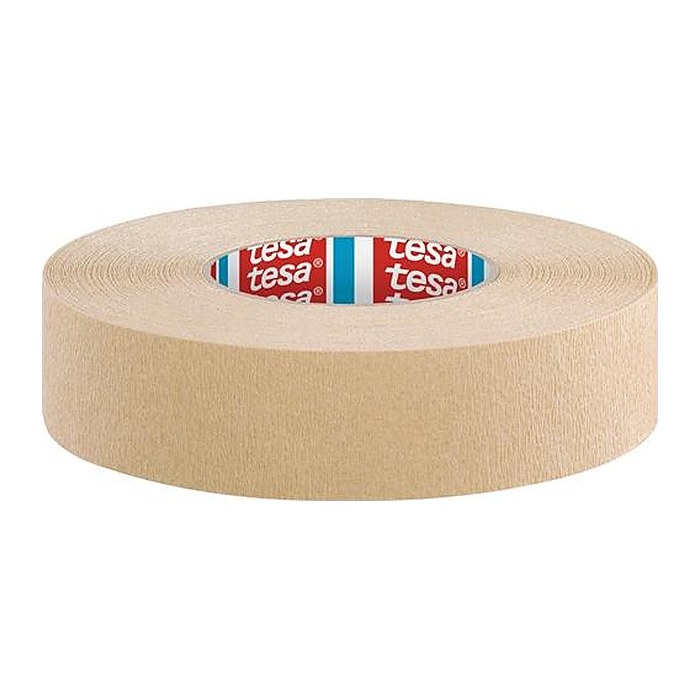 tesa CURVES Kreppband braun 38,0 mm x 50,0 m 1 Rolle