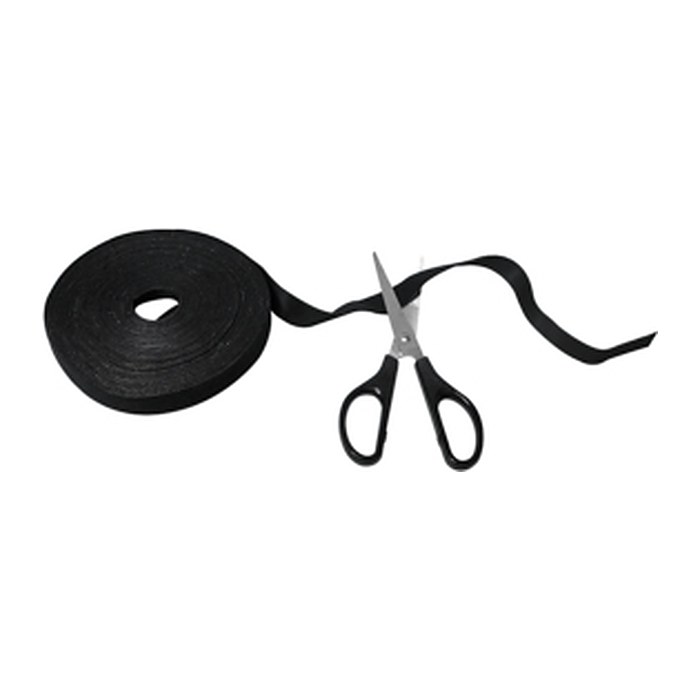Logilink Kabelbinder mit Klettverschluss schw. 2cm x 10m