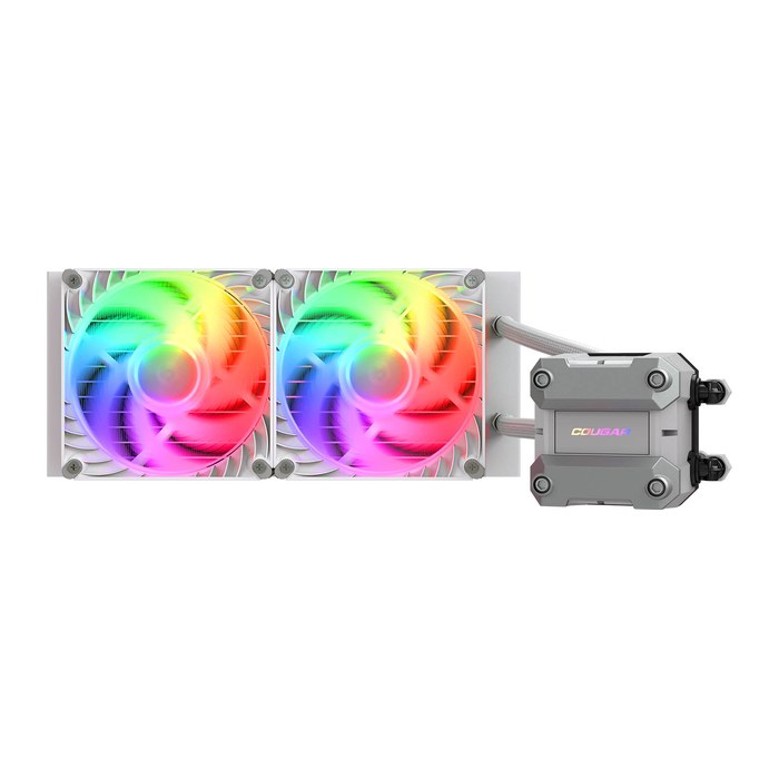 COUGAR CPU Wasserkühlung Poseidon Ultra 240, ARGB, Weiß