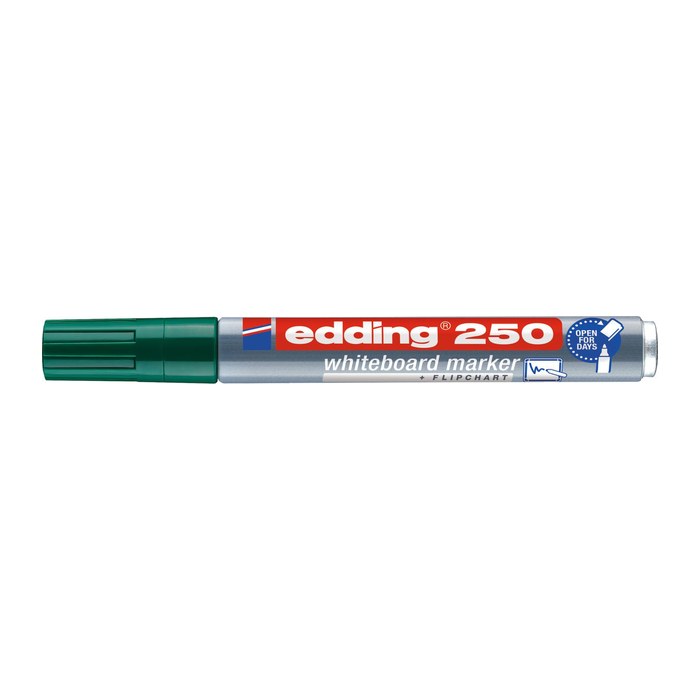 edding 250 Whiteboard-Marker grün 1,5 - 3,0 mm, 1 St.