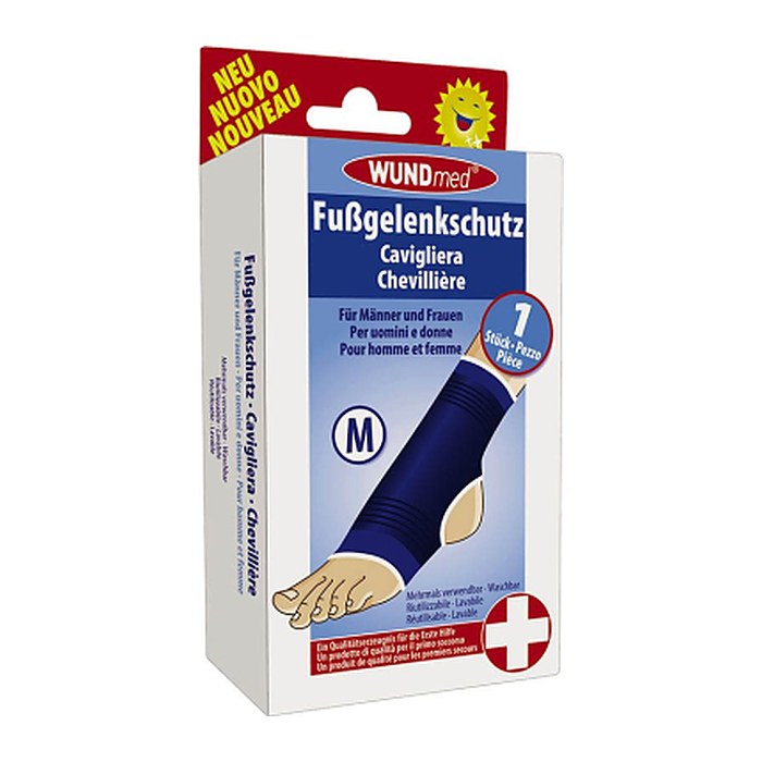 WUNDmed® Sprunggelenkbandage 04-004M, Gr. M blau, 1 St.