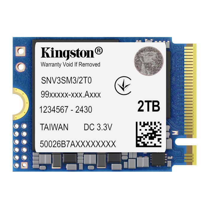 SSD 2TB Kingston M.2 PCI-E NVMe Gen4 NV3 2230 retail