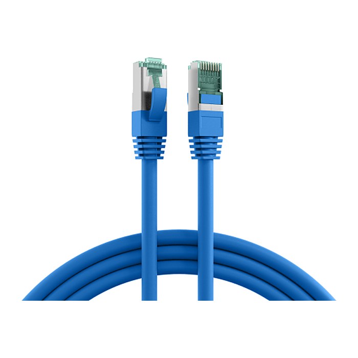 EFB RJ45 Patchkabel S/FTP Cat.6A LSZH 0.25m blau
