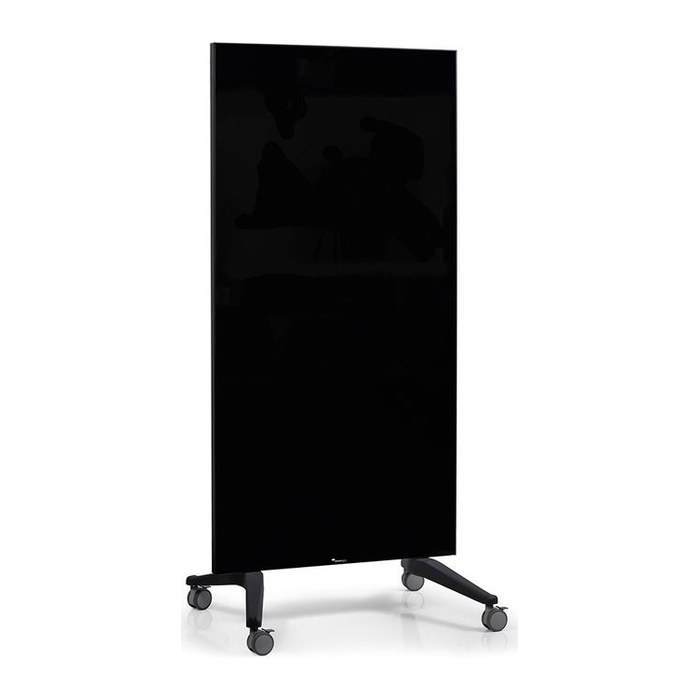 Legamaster mobile Glas-Magnettafel 90,0 x 175,0 cm schwarz