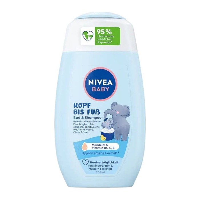 NIVEA BABY KOPF BIS FUß Baby Shampoo 200,0 ml