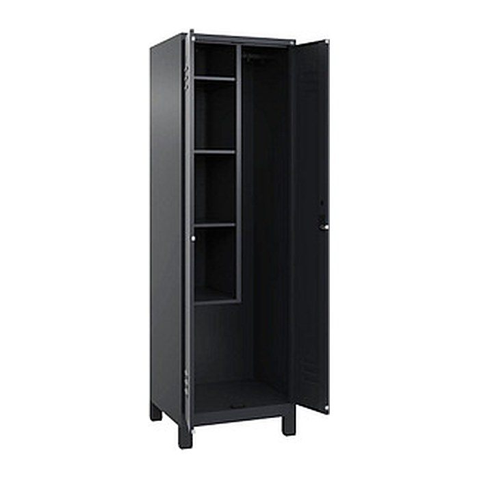 CP Putzmittelschrank Classic Plus 080110-00 S10033 anthrazitgrau 4 Fachböden 60,0 x 50,0 x 195,0 cm, aufgebaut, 1 St.