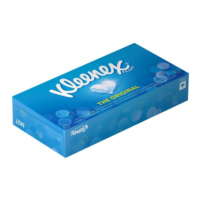 Kleenex® Kosmetiktücherbox Standard 2-lagig weiß, 24x 100 Tücher