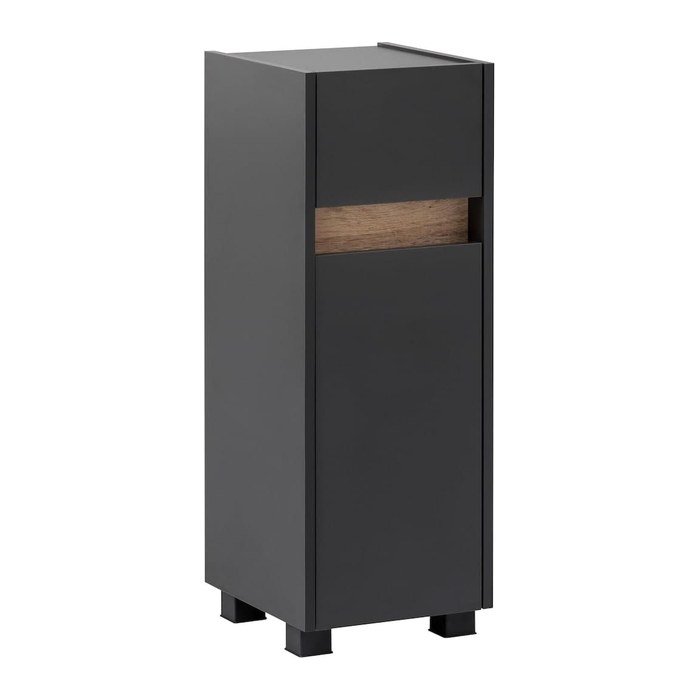 MÖBELPARTNER Badschrank Cosmo 146314 anthrazit 30,2 x 33,0 x 84,8 cm