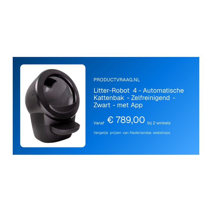 WHISKER LITTER-ROBOT 4 - BLACK - EU