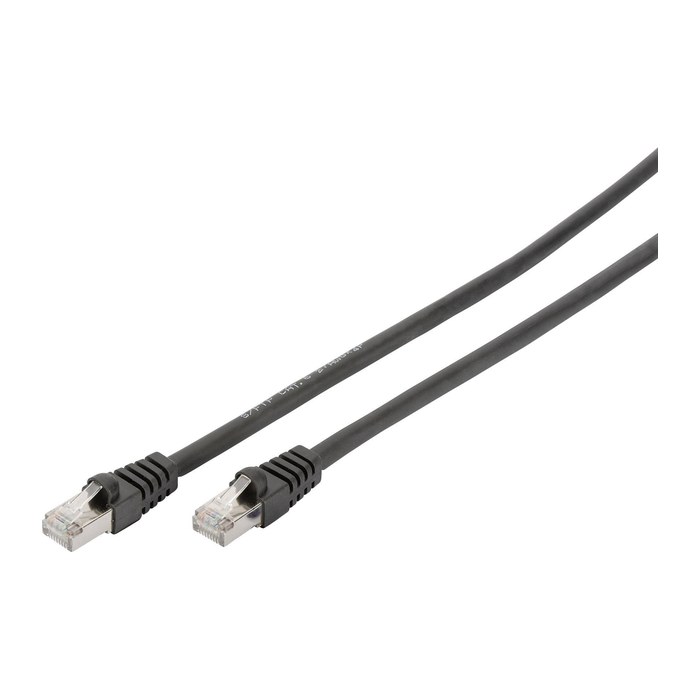 DIGITUS Patchkabel Cat6 S/FTP 2xRJ45 2.0m schw. LSZH