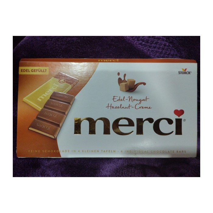 merci® Edel-Nougat Schokolade 4 St./112,0 g, 1 St.