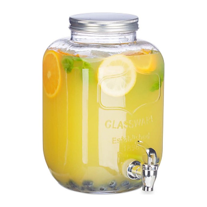relaxdays Getränkespender 5,0 l, 1 St.