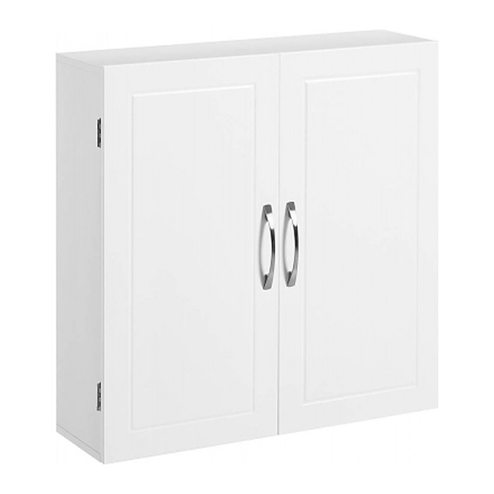 VASAGLE Bad-Hängeschrank weiß 60,0 x 18,0 x 60,0 cm