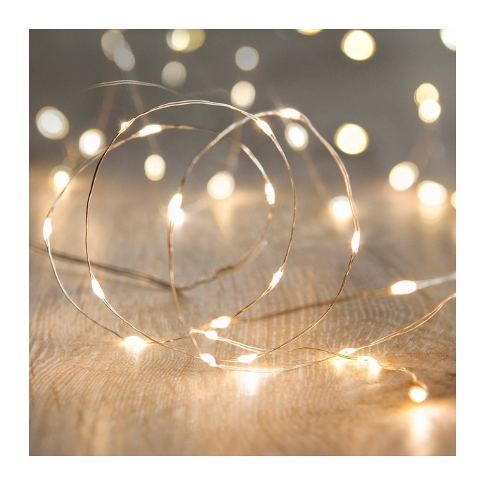 goobay 20er LED Lichterkette transparent 1,0 m, 1 St.
