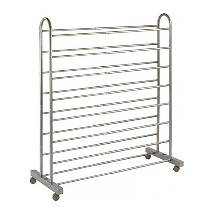 WENKO Teleskop-Schuhregal Giant grau 67,0 - 116,0 x 43,0 x 125,5 cm, 1 St.