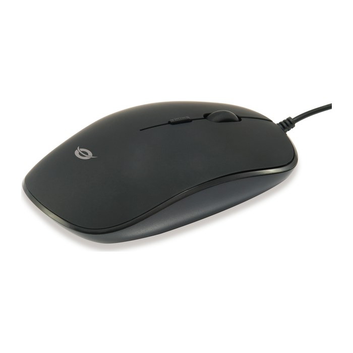 CONCEPTRONIC Optische Maus USB-A/1200DPI/4Tasten L+R schwarz