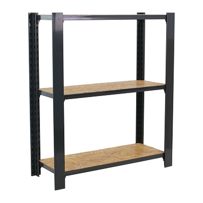 Simonrack Schwerlastregal OFFICLICK 3 8425437127656 anthrazit, braun 80,0 x 30,0 x 100,0 cm
