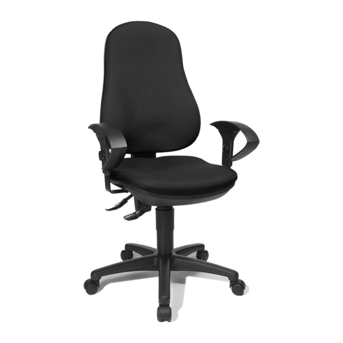 Topstar Bürostuhl Point 70, 8170U G20 Stoff schwarz, Gestell schwarz