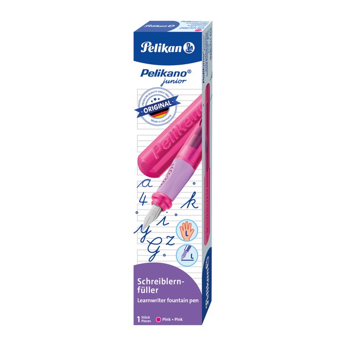 Pelikan Pelikano® Junior Patronenfüller pink/lila L (für Linkshänder), 1 St.