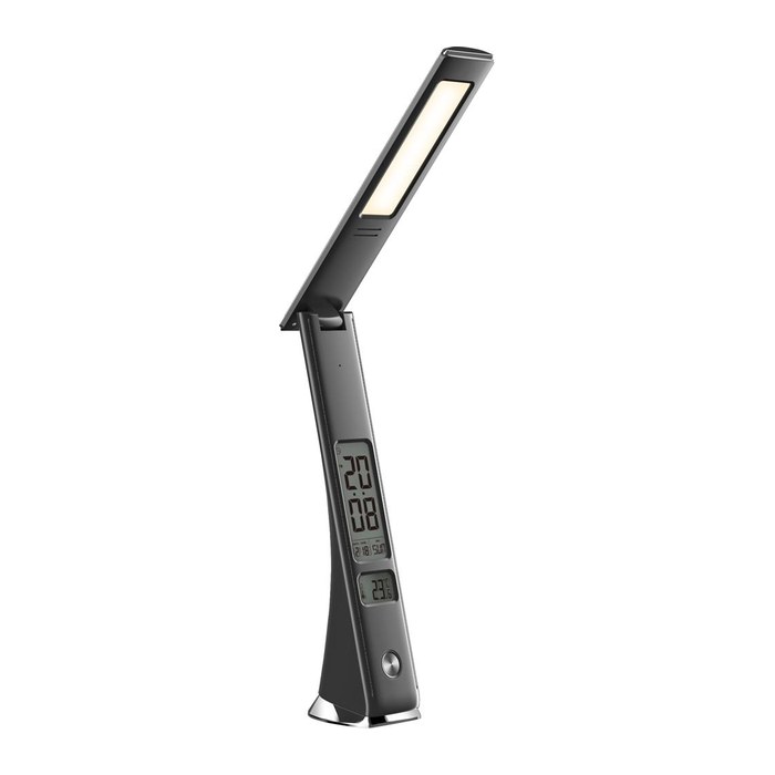 Avide LED Tischleuchte Business Claude Kalender Schwarz 5W