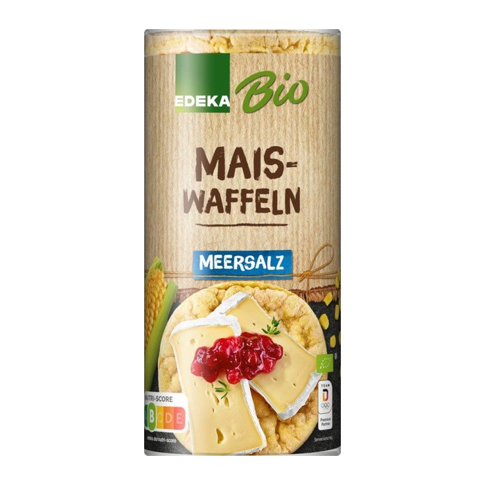 EDEKA Bio Maiswaffeln Gesalzen 130,0 g, 1 St.