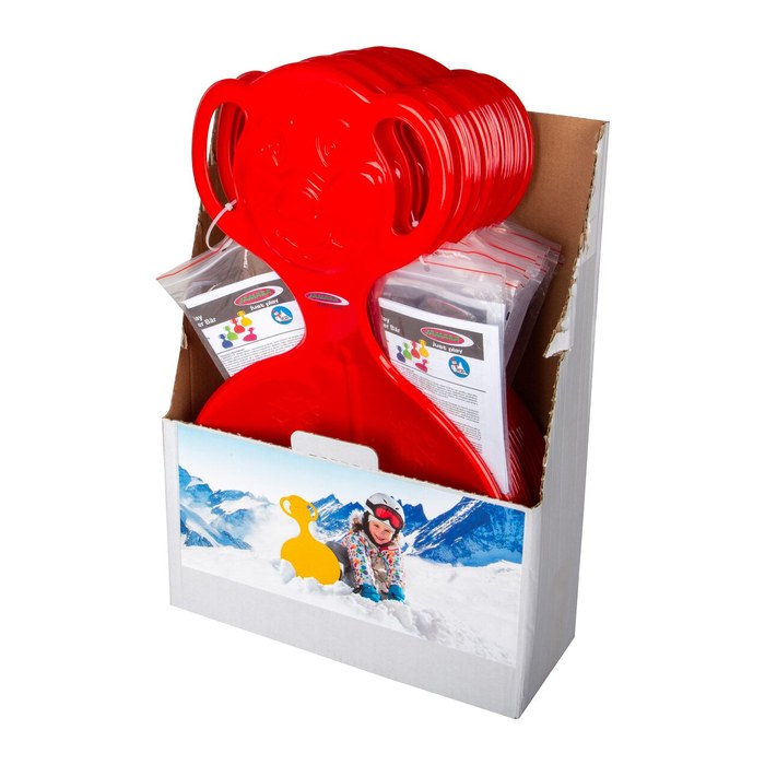 Jamara Snow Play Schneeflitzer Bär mit Griff rot/3+