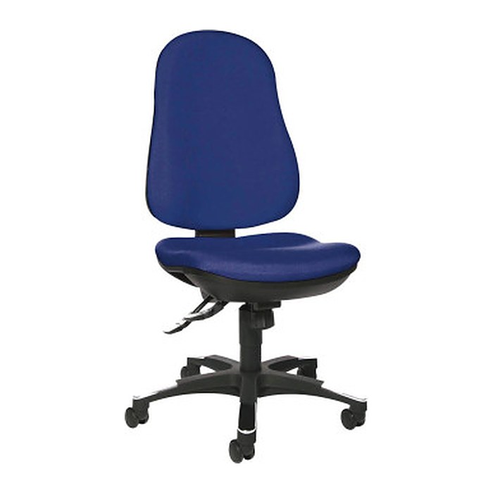 Topstar Bürostuhl Trend SY 10, 9020G26 Stoff blau, Gestell schwarz