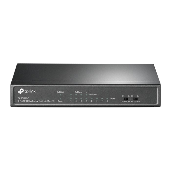 TP-Link Switch 8x FE TL-SF1008LP (davon 4PoE+)