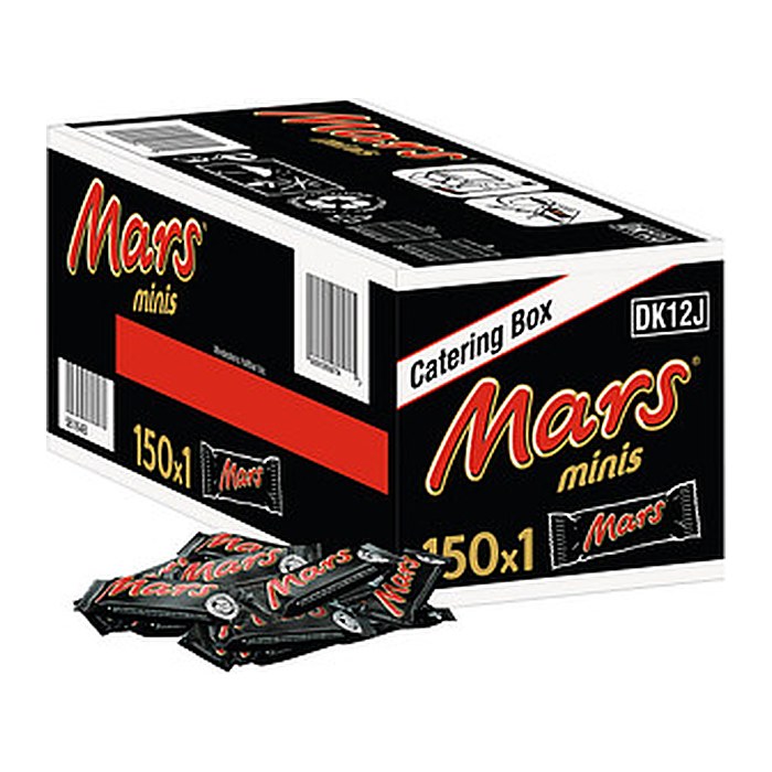 Mars Minis Schokoriegel 150 Riegel, 150 St.