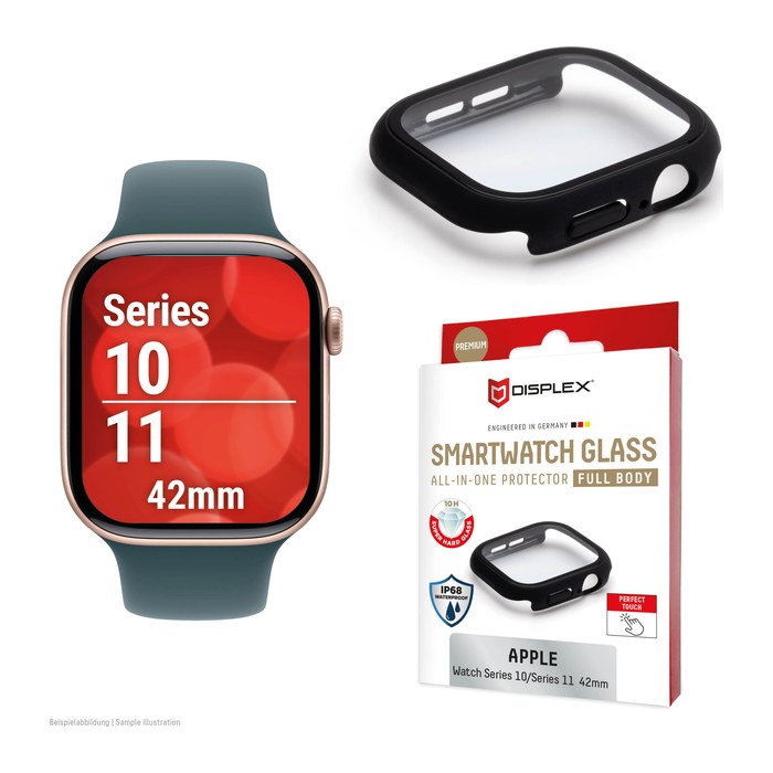DISPLEX® Smartwatch Glass All-in-One Schutz-Set für Smartwatch
