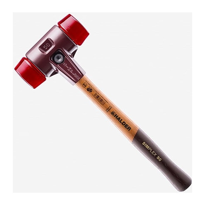 HALDER SIMPLEX Schonhammer Ø 50 mm Kopf: Plastik