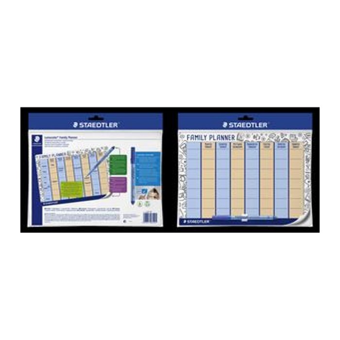 STAEDTLER Lumocolor Family Wochenplaner, Tageseinteilung 31,0 x 25,5 cm