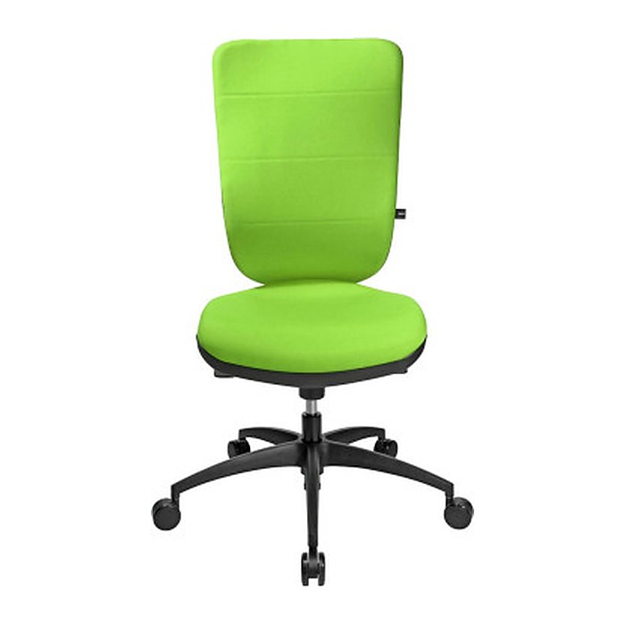 Topstar Bürostuhl Soft Pro 100, NN400 T35 Stoff grün, Gestell schwarz