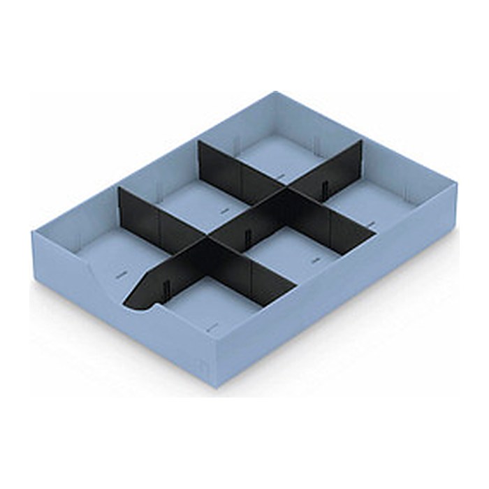 styro styrodoc Schubladeneinsatz blau 1 St.