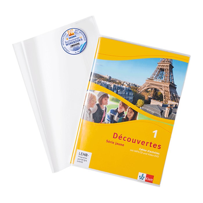 HERMA Buchumschlag Workbook transparent DIN A4, 1 St.