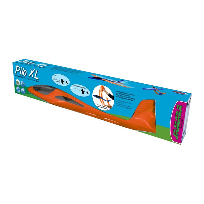 Jamara Pilo XL Schaumwurfgleiter EPP Tragfläche blau 8+