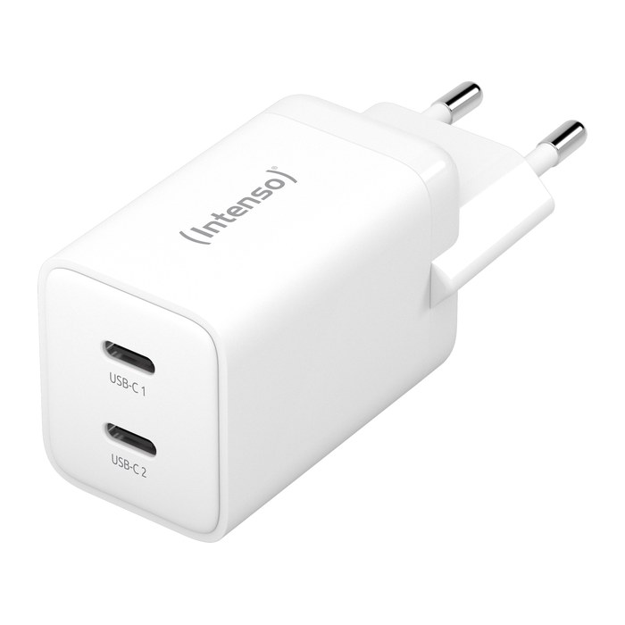 Intenso W40CC GaN GaN-Ladeadapter weiß, 40 Watt