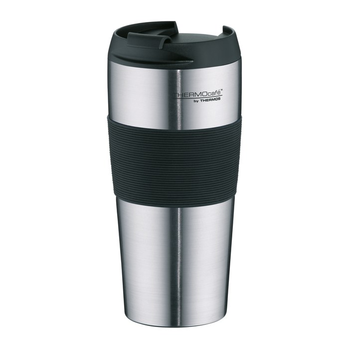 THERMOcafé by THERMOS Isolierbecher PRO schwarz, silber 400,0 ml, 1 St.