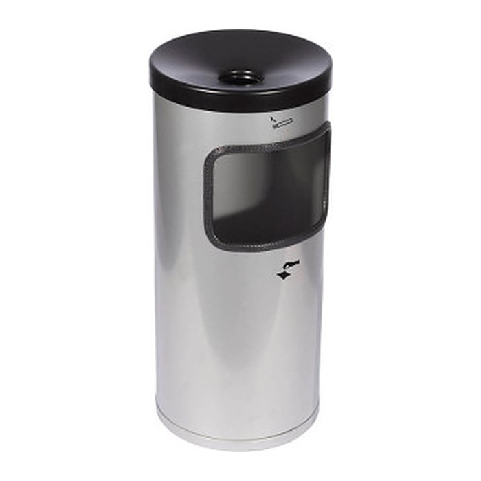 TKG Rondo Kombi Wandaschenbecher silber, 1 St.